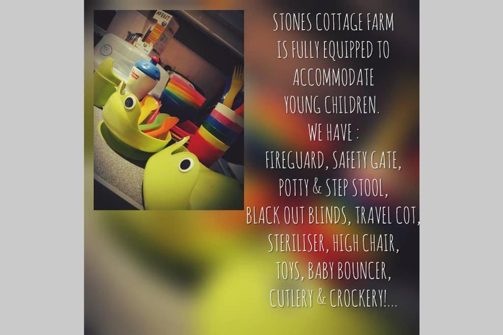 Stones Cottage Farm, Nr Haworth, Family Friendly, Work Friendly, Gaming Barn, Crafting, Free Wifi, Free Parking, Ev Point Oxenhope Extérieur photo