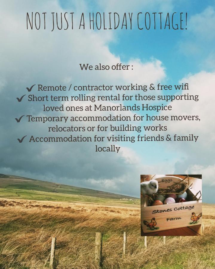 Stones Cottage Farm, Nr Haworth, Family Friendly, Work Friendly, Gaming Barn, Crafting, Free Wifi, Free Parking, Ev Point Oxenhope Extérieur photo